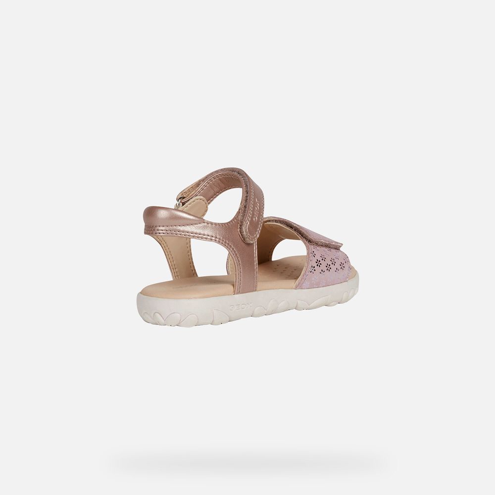 Sandales Geox Haiti - Rose - Fille 863790-UEI